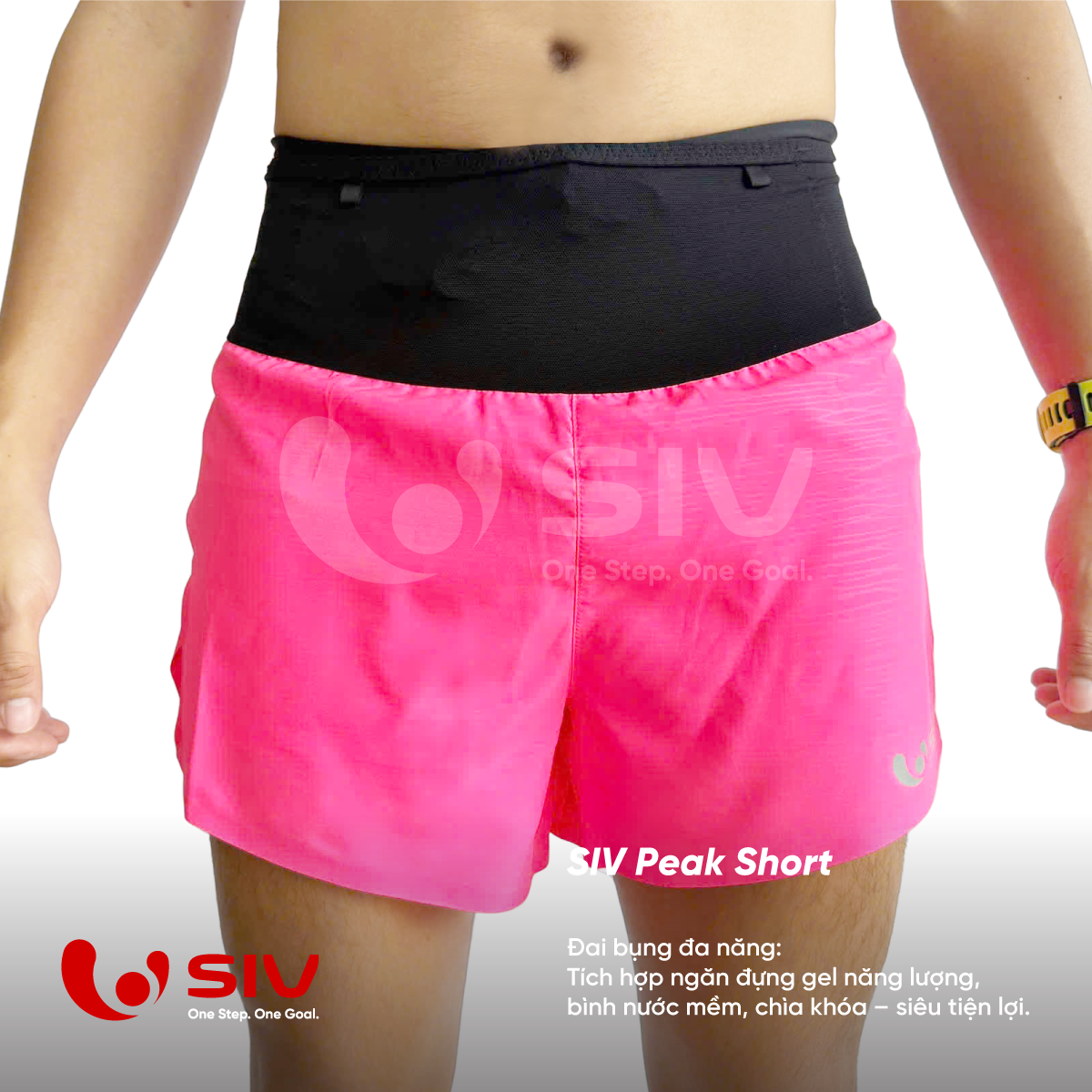 Quần SIV Peak Short - Pink
