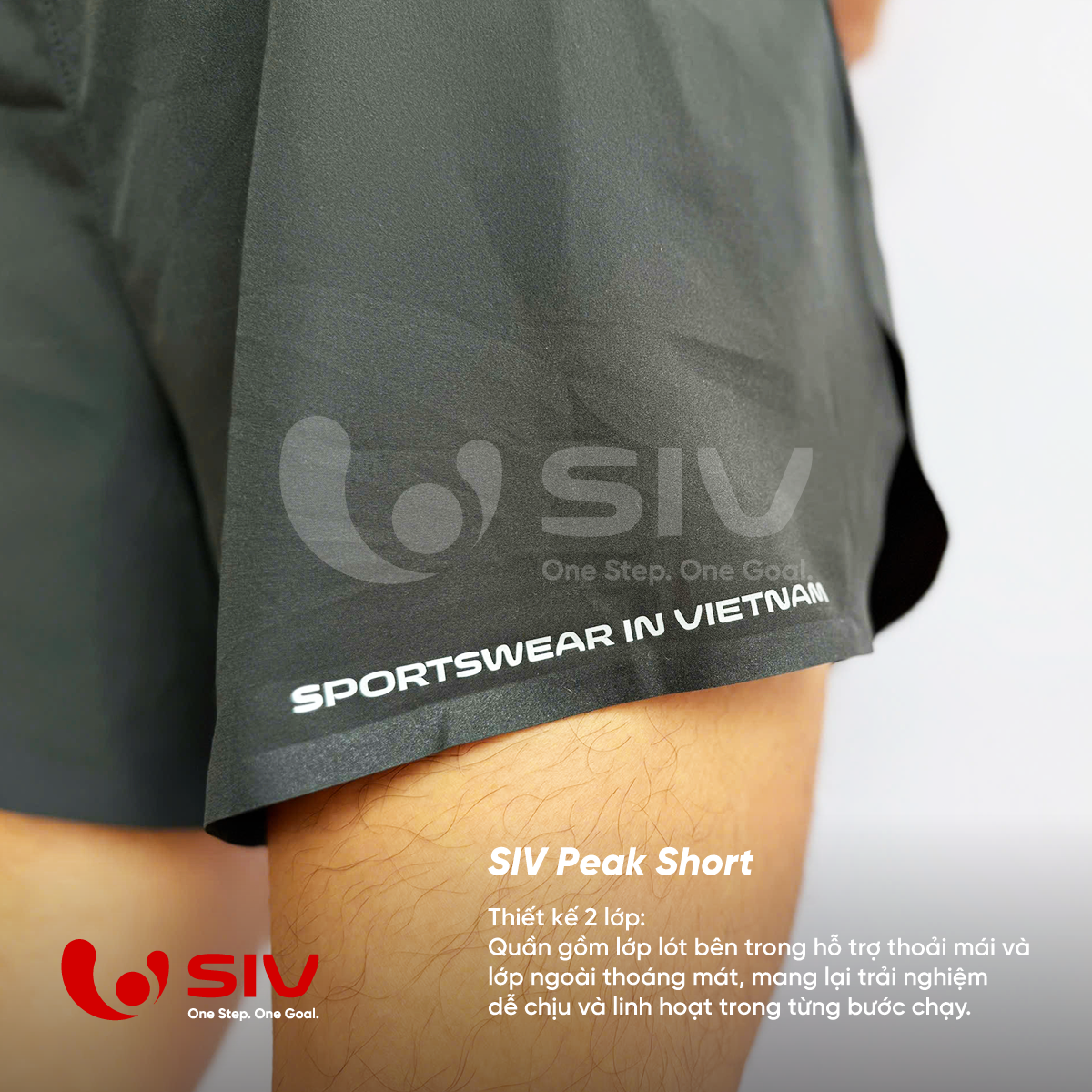 Quần SIV Peak Short - Black