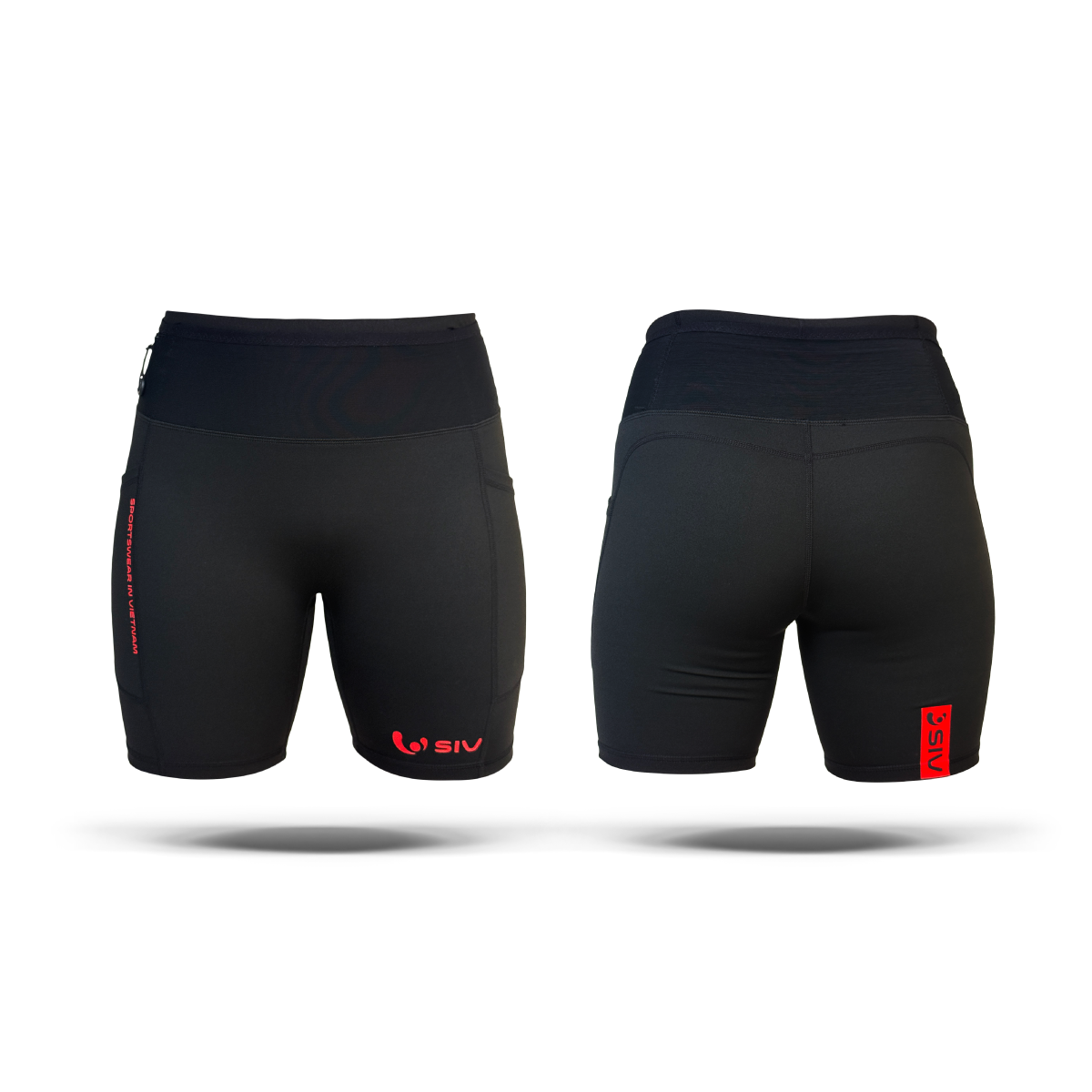 Quần bó cơ Nữ tích hợp đai - SIV Flex Compression Short Women