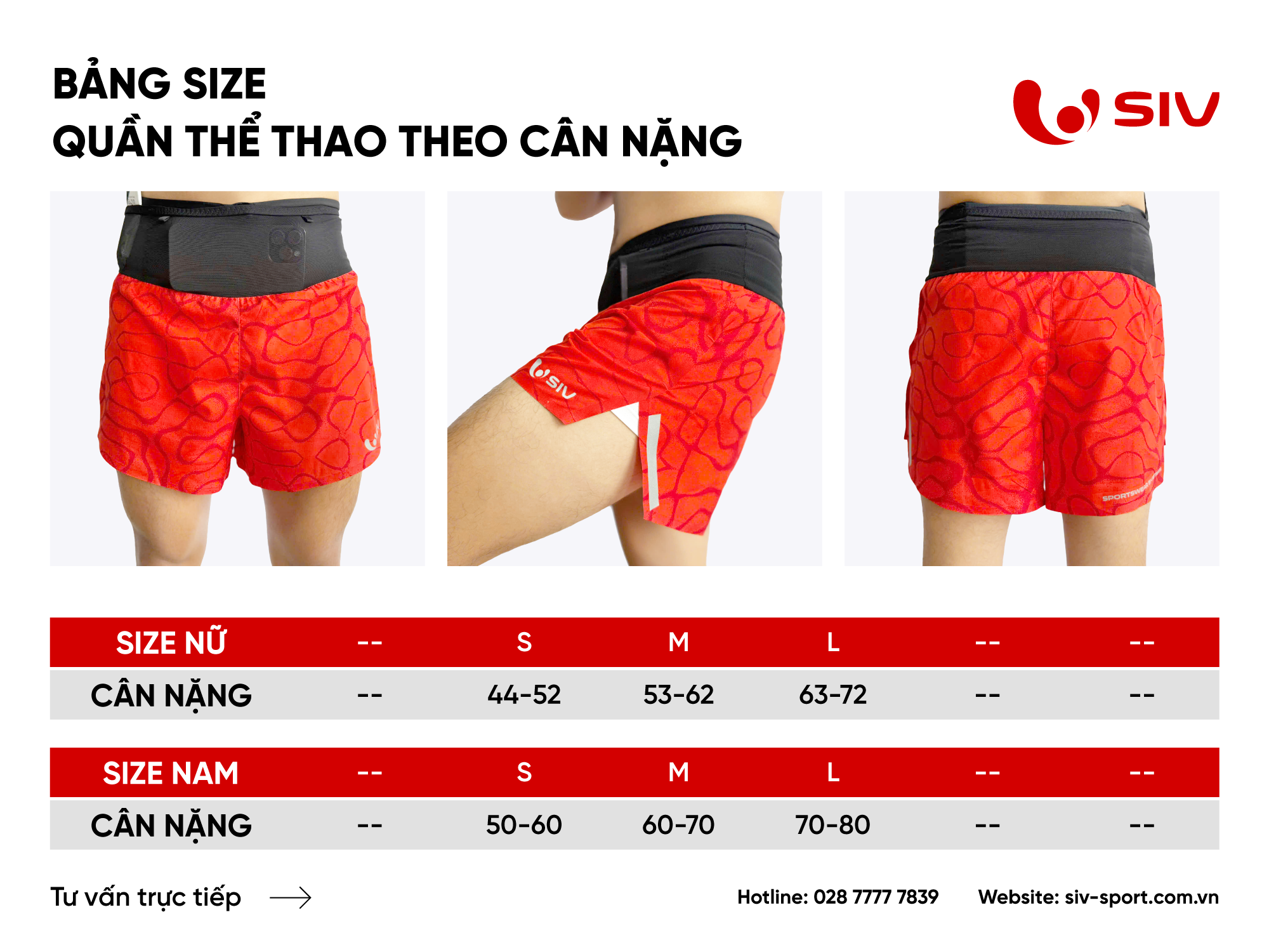 Quần SIV Peak Short - Pink