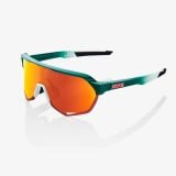 Kính thể thao 100% - S2® BORA - hansgrohe Team Gloss Metallic Matte White HiPER® Red Multilayer Mirror Lens