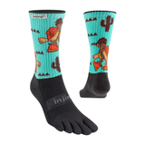 Tất xỏ ngón Injinji Spectrum TRAIL Midweight Crew - Mojave