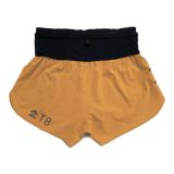 Quần Short Chạy Bộ Nữ T8 - Gold