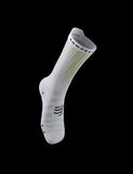 Tất thể thao Compressport - Aero Socks - WHITE/SAFE YELLOW/NEO PINK