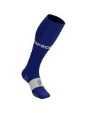 Tất thể thao Compressport - Full Socks Run - DAZZ BLUE/SUGAR