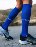 Tất thể thao Compressport - Full Socks Run - DAZZ BLUE/SUGAR
