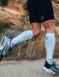 Calf Chân Thể Thao Compressport - AERO - WHITE/SAFE YELLOW