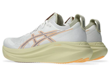 Giày Chạy Road Nam Asics Gel - Nimbus 27 - White/Fawn