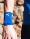 Băng cổ tay Comporessport - Sweatbands 3D.Dots UNIQ SIZE DAZZ - BLUE/WHITE