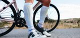 Calf Chân Thể Thao Compressport - AERO - WHITE/SAFE YELLOW