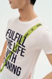 Áo T-Shirt Nam SUB2 Fulfill The Life Whith Running - White