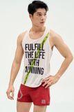 Áo Singlet Nam Sub2 Fulfill The Life Whith Running - White Retro