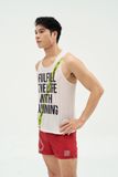 Áo Singlet Nam Sub2 Fulfill The Life Whith Running - White Retro