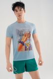 Áo T-shirt Nam Sub2 Retro Pop Art Bạc Xỉu - Light blue