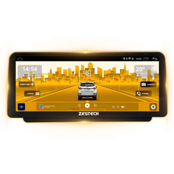Màn hình xe hơi Android Zestech ZT12.3 bản tiêu chuẩn cam360