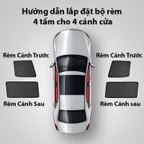 Rèm Che Nắng Nam Châm Ô Tô Vinfast Fadil Cao Cấp
