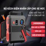 Bơm Lốp Kiêm Kích Bình Ô Tô BM600 4 Trong 1 Cao Cấp 3000A