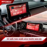 Màn hình ô tô Android Box Gotech GB6