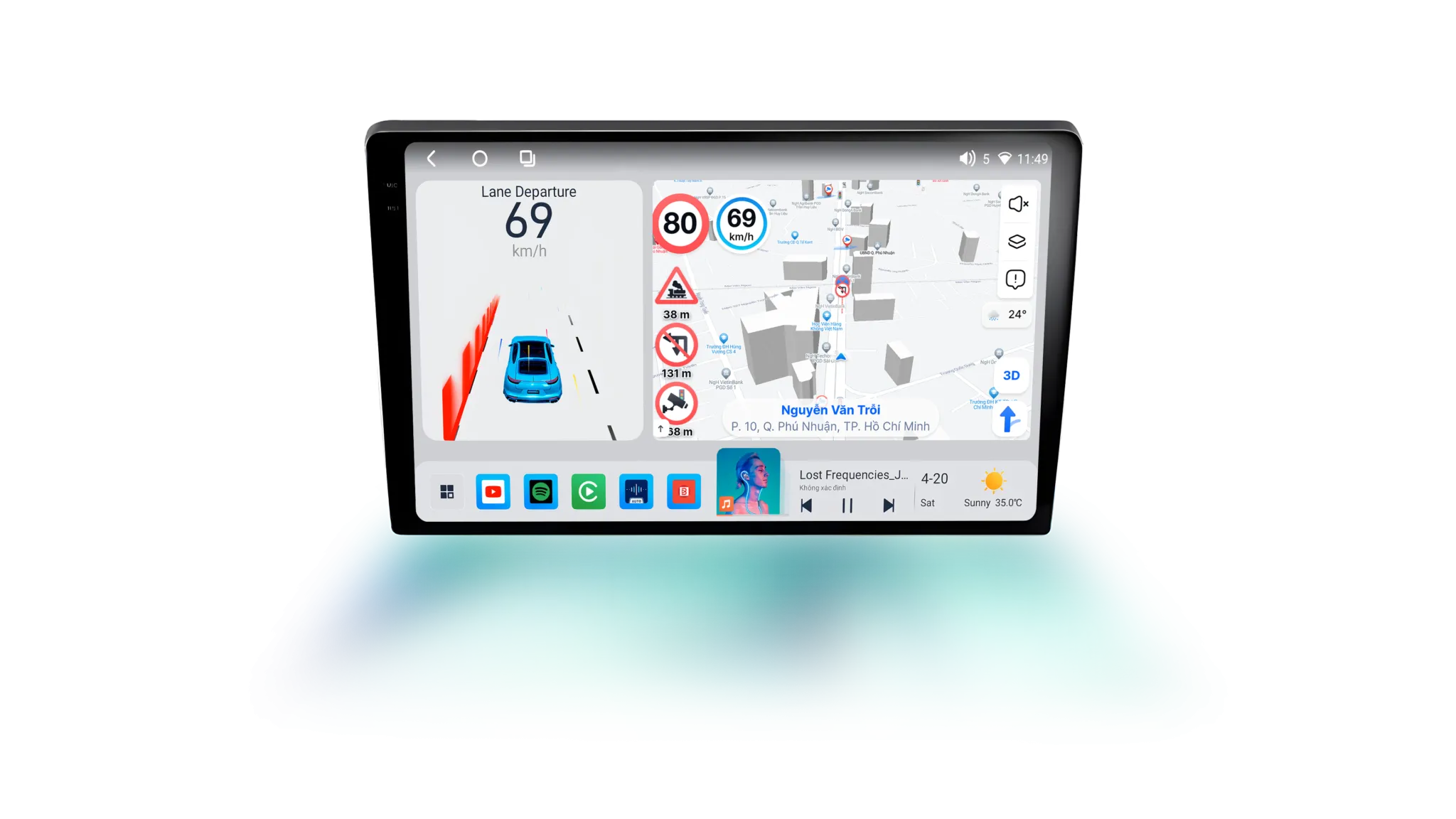 Màn hình Android ô tô BRAVIGO BX6