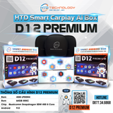 HTD Smart Carplay AI Box D12 Premium – CPU Snapdragon 8 Core