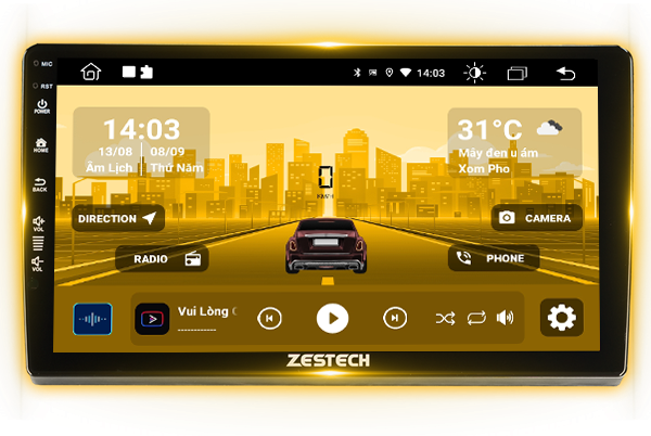 Màn hình xe hơi Android Zestech Z500 New