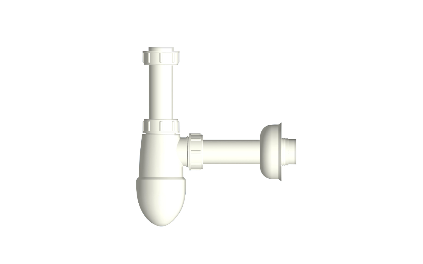 Plastic P-trap 9B632-010-I011