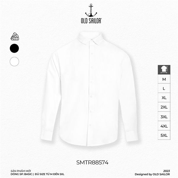 Áo Sơ Mi Nam Mango Old Sailor - SMWH88574 - Big Size Upto 5XL - 2025
