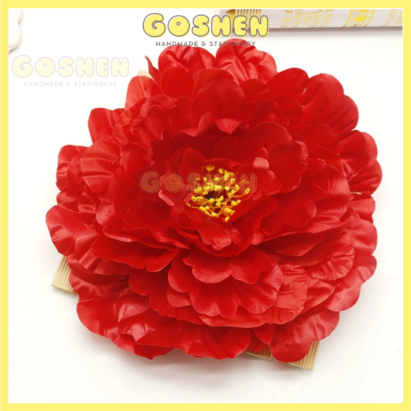 Đầu Bông Hoa Mẫu Đơn Vải - Handmade - Làm Oản Tài Lộc, Tháp Bánh Kẹo, Decor Quạt