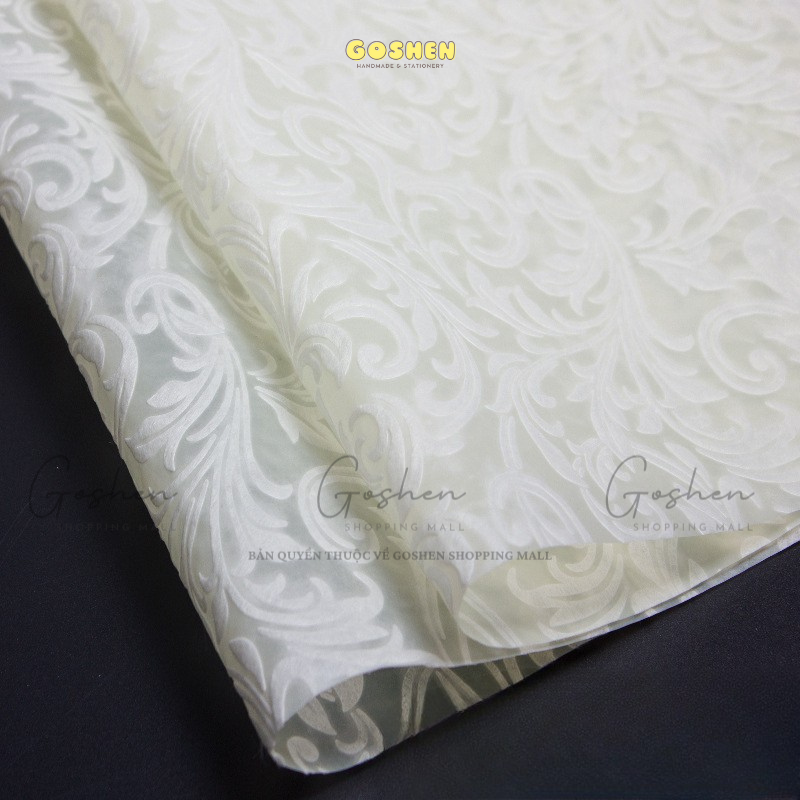 (58x58cm) Giấy Gấm Gói Hoa Mếch Sò Lụa Gói Hoa Hàng Cao Cấp