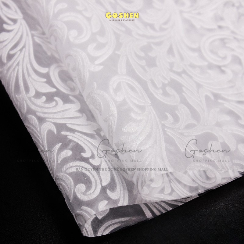(58x58cm) Giấy Gấm Gói Hoa Mếch Sò Lụa Gói Hoa Hàng Cao Cấp