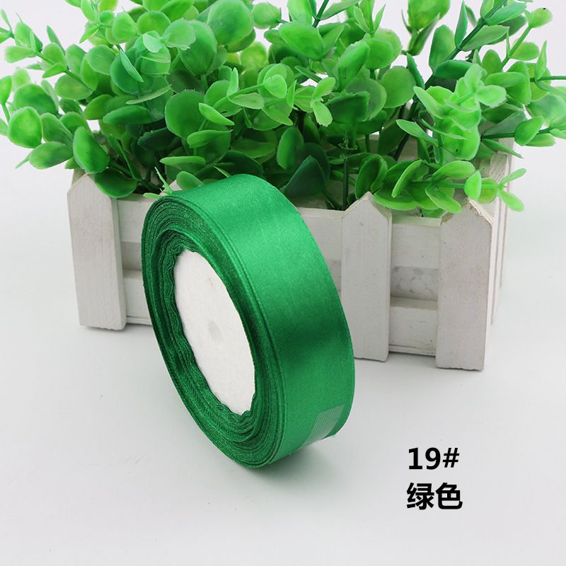 (2cm x Dài 22mét) Cuộn Ruy Băng Lụa Màu Trơn. Siêu Dày Dặn. Chất Liệu Đẹp