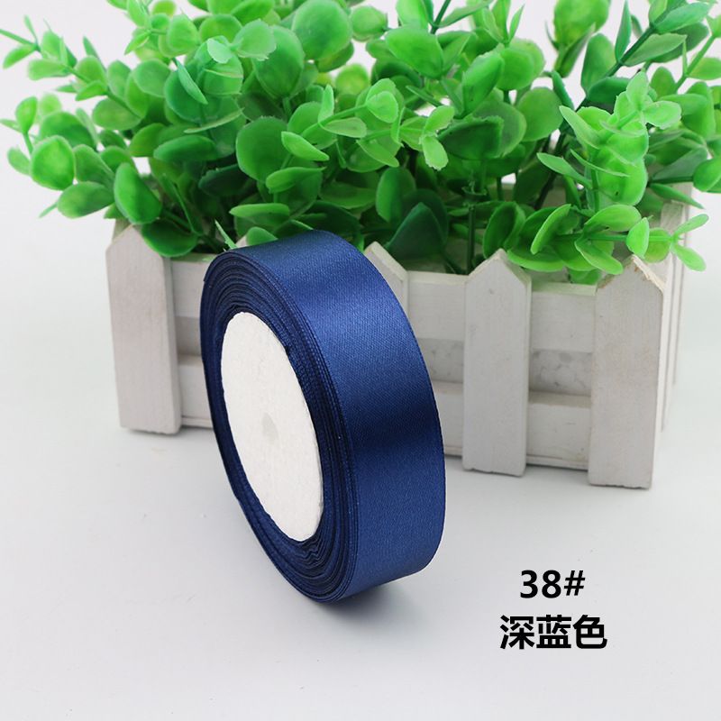 (2cm x Dài 22mét) Cuộn Ruy Băng Lụa Màu Trơn. Siêu Dày Dặn. Chất Liệu Đẹp