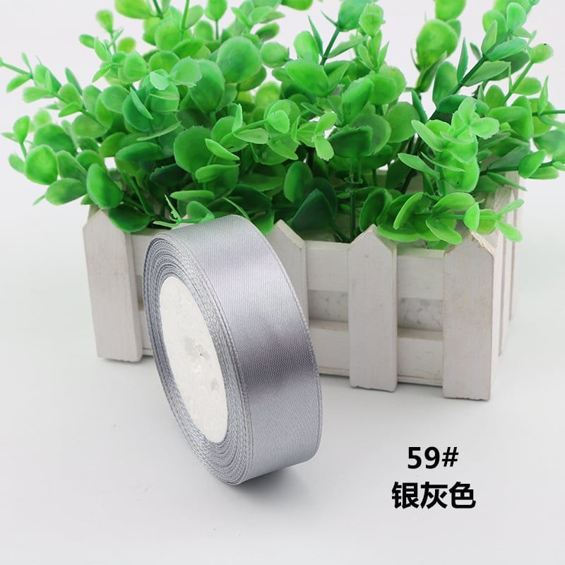 (2cm x Dài 22mét) Cuộn Ruy Băng Lụa Màu Trơn. Siêu Dày Dặn. Chất Liệu Đẹp