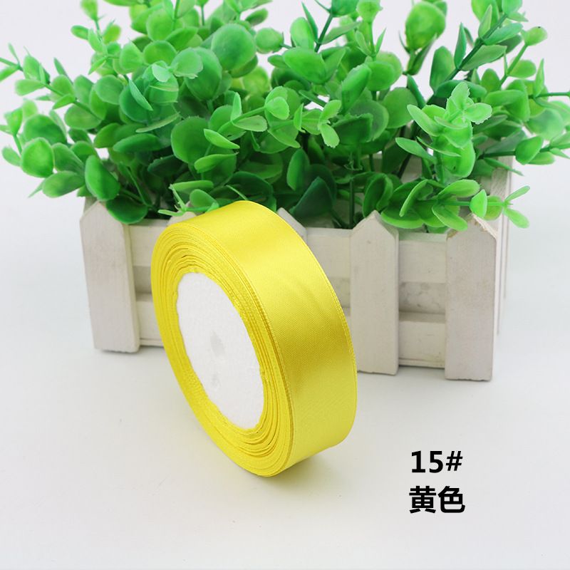 (2cm x Dài 22mét) Cuộn Ruy Băng Lụa Màu Trơn. Siêu Dày Dặn. Chất Liệu Đẹp