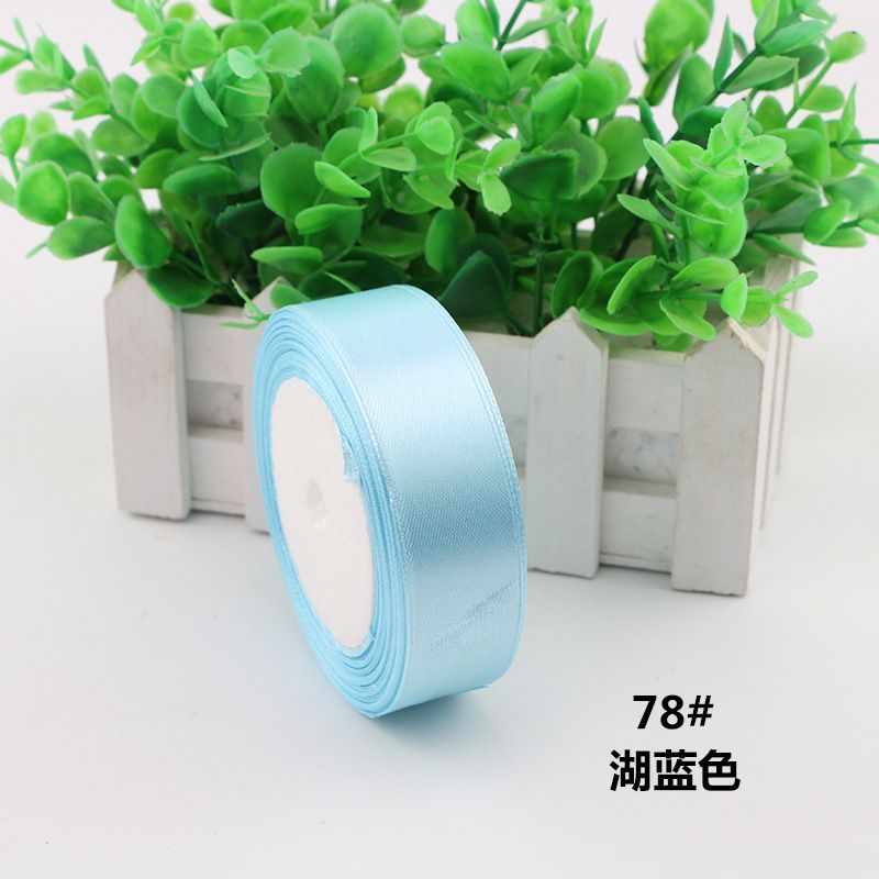 (2cm x Dài 22mét) Cuộn Ruy Băng Lụa Màu Trơn. Siêu Dày Dặn. Chất Liệu Đẹp