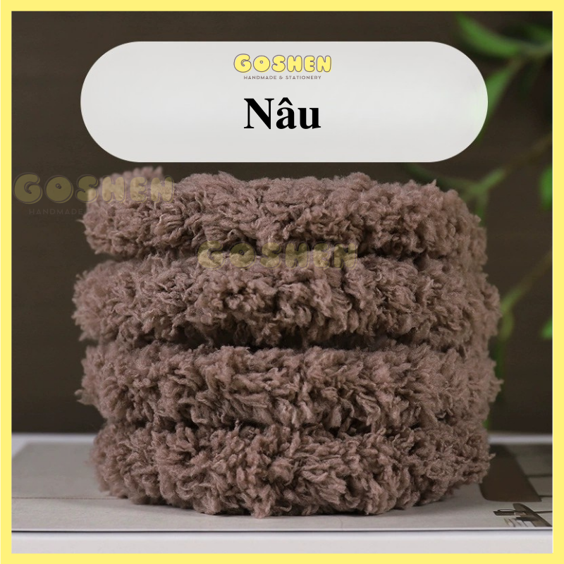 Kẽm Lông Làm Thú Bông, Kẽm Xù Làm Gấu Bông, Làm Đồ Handmade Đường Kính 15mm Dài 1m
