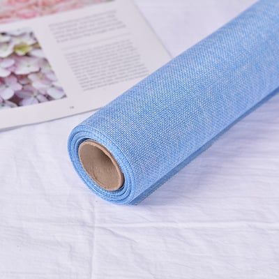 (50cm x Dài 4.5m) Cuộn Lưới Vải Bao Bố Cứng Chuyên Gói Hoa, Bó Hoa, Bọc Hoa, Lót Hoa