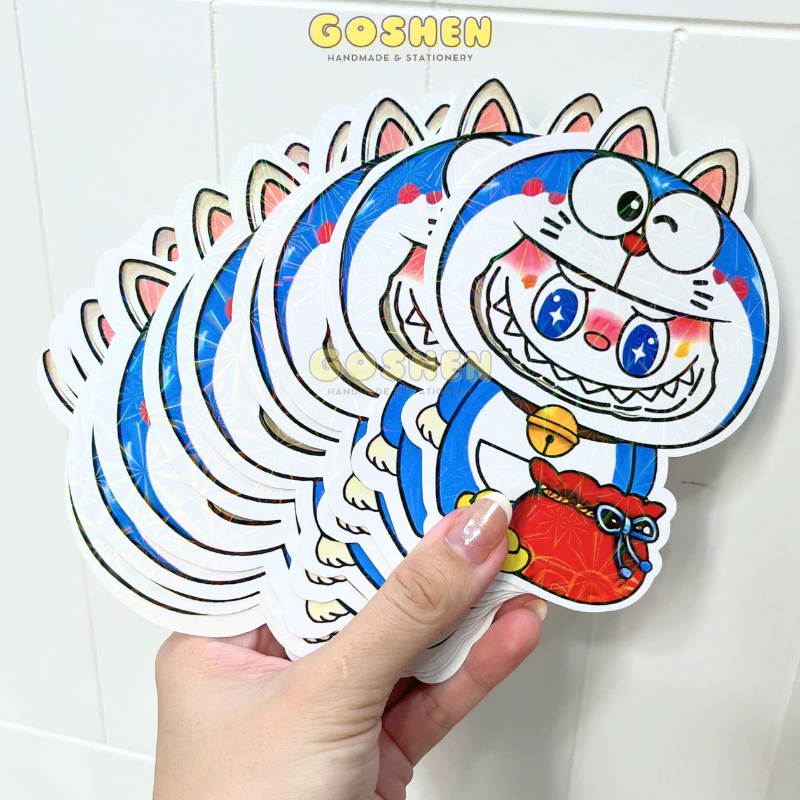 Bao Lì Xì Tết 2025 Chibi Hoạt Hình Dễ Thương Có Phản Quang Cao Cấp