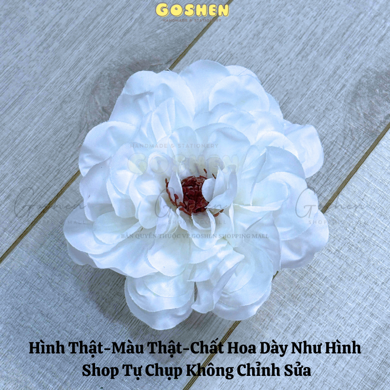 Đầu Bông Hoa Mẫu Đơn Vải - Handmade - Làm Oản Tài Lộc, Tháp Bánh Kẹo, Decor Quạt