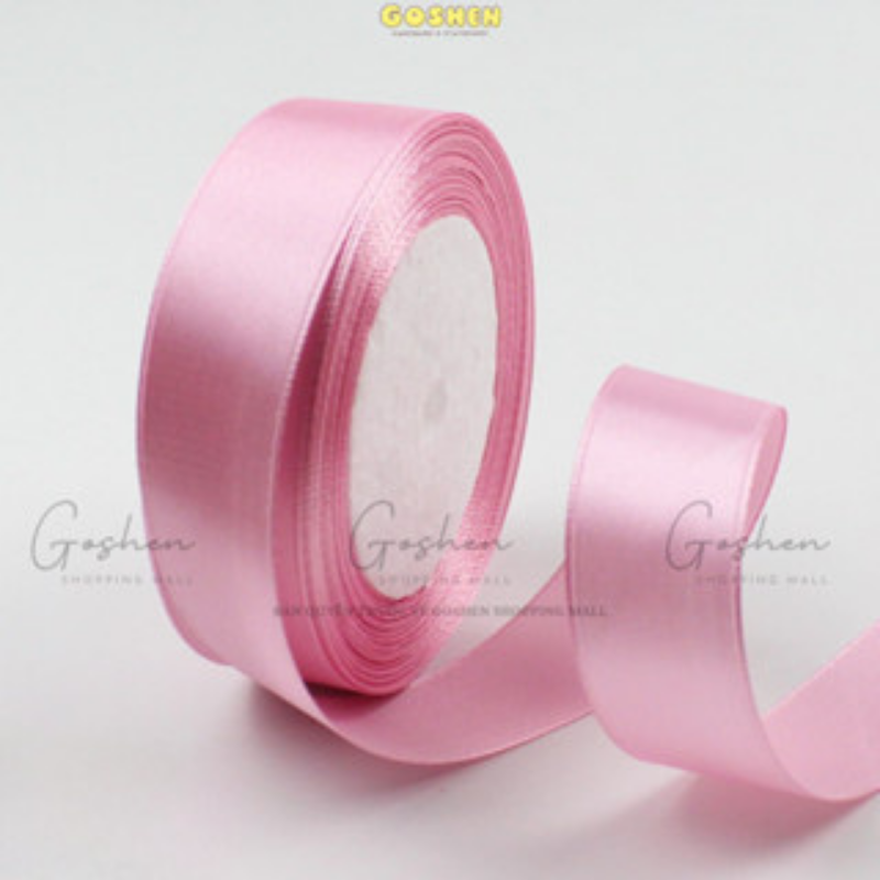 (2cm x Dài 22mét) Cuộn Ruy Băng Lụa Màu Trơn. Siêu Dày Dặn. Chất Liệu Đẹp