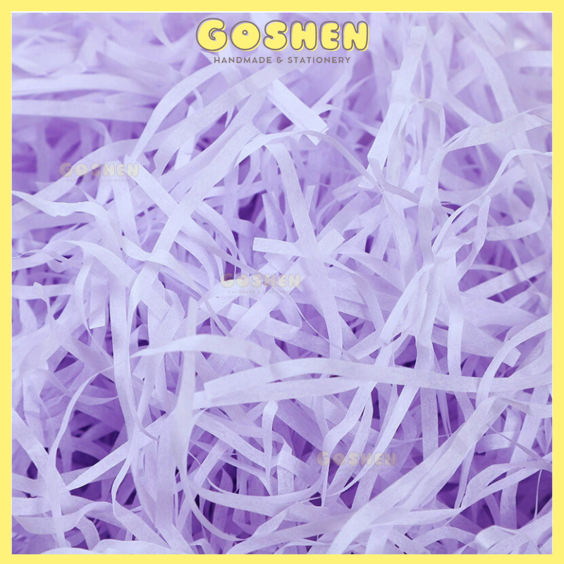(50g) Giấy Rơm Trang Trí Hộp Quà, Giấy Rơm Lót Hộp Quà Lưu Niệm, Giấy Cắt Sợi Lót Hộp Quà Sinh Nhật