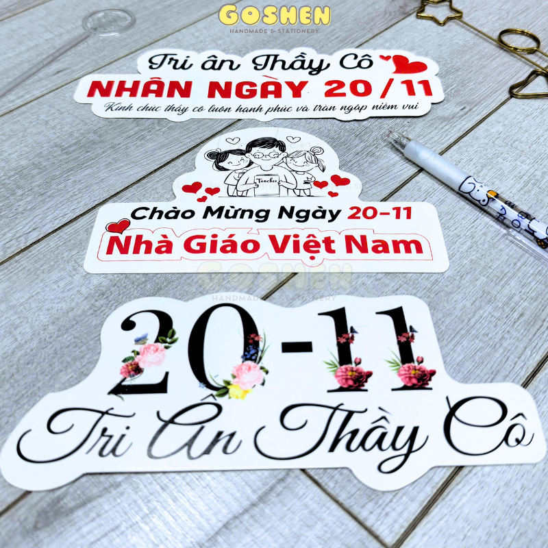 (Lẻ 1 cái) BANNER Theo Even, Nhiều Mẫu Mã, Dày, Cứng Cáp 12cm.
