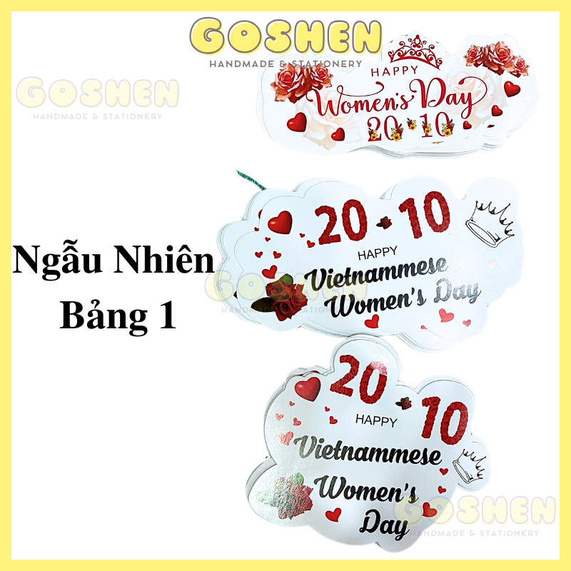 (Lẻ 1 cái) BANNER Theo Even, Nhiều Mẫu Mã, Dày, Cứng Cáp 12cm.
