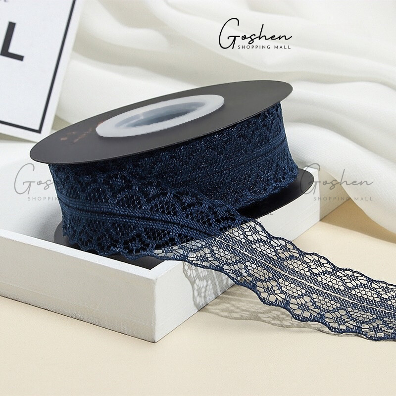 (3cm x Dài 45m) Cuộn Dây Ruy Băng Vải Ren, Khổ 3cm * Cuộn dài 45m, Trang Trí Bó Hoa - Quà Tặng