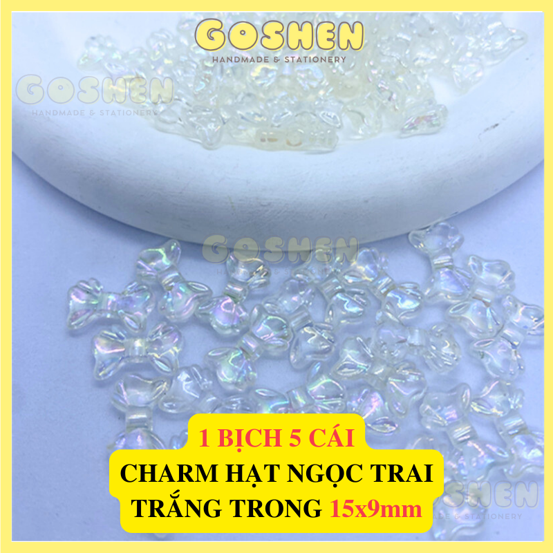 Charm Bông Tuyết, Charm Hạt Ngọc, Chuông, Hộp Quà Phụ Kiện Trang Trí Noel, Giáng Sinh