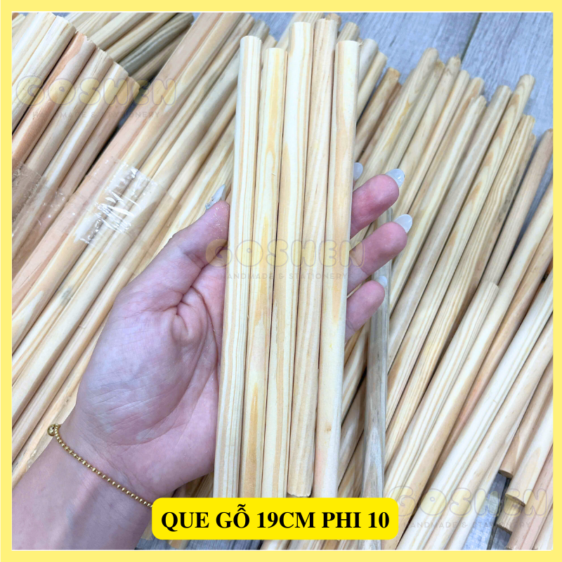 Que Tre Tròn Dài 30cm Phi 12 Dùng Làm Handmade Mô Hình