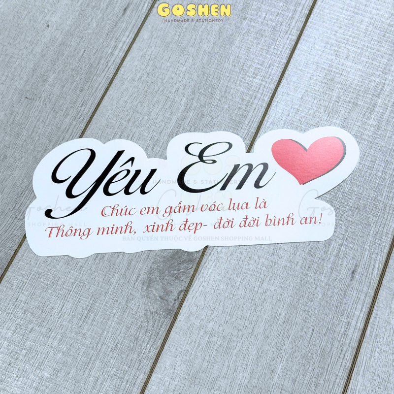 (Lẻ 1 cái) BANNER Theo Even, Nhiều Mẫu Mã, Dày, Cứng Cáp 12cm.