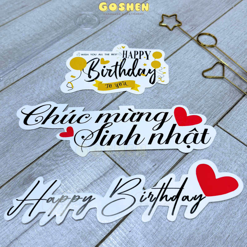 (Lẻ 1 cái) BANNER Theo Even, Nhiều Mẫu Mã, Dày, Cứng Cáp 12cm.