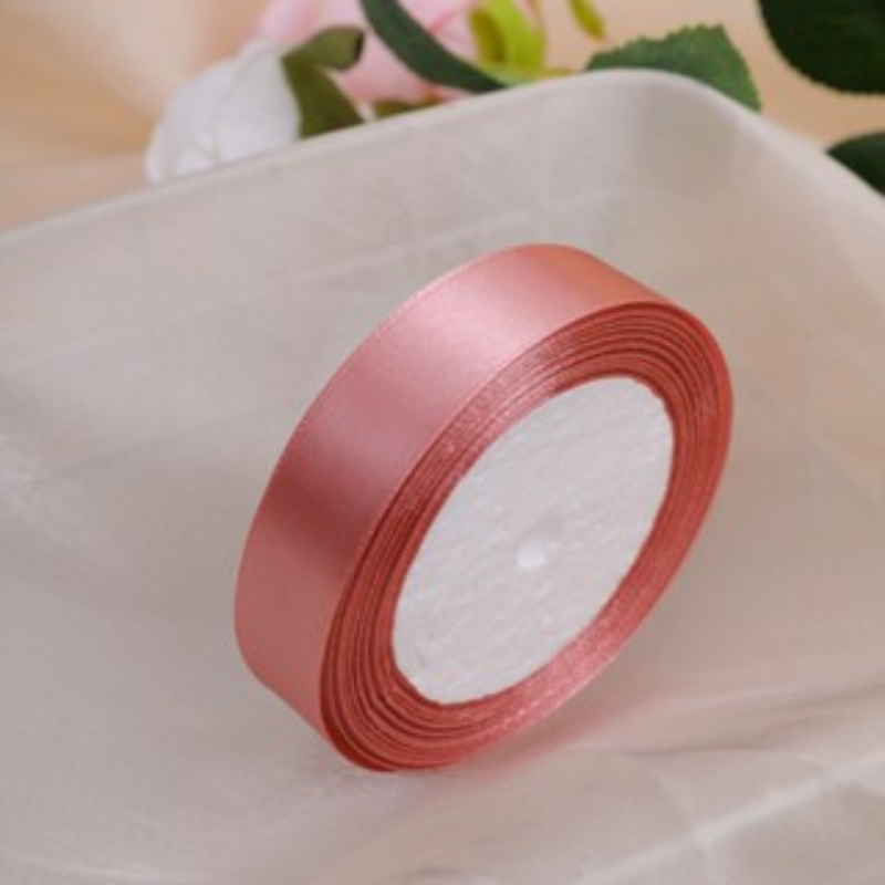 (2cm x Dài 22mét) Cuộn Ruy Băng Lụa Màu Trơn. Siêu Dày Dặn. Chất Liệu Đẹp