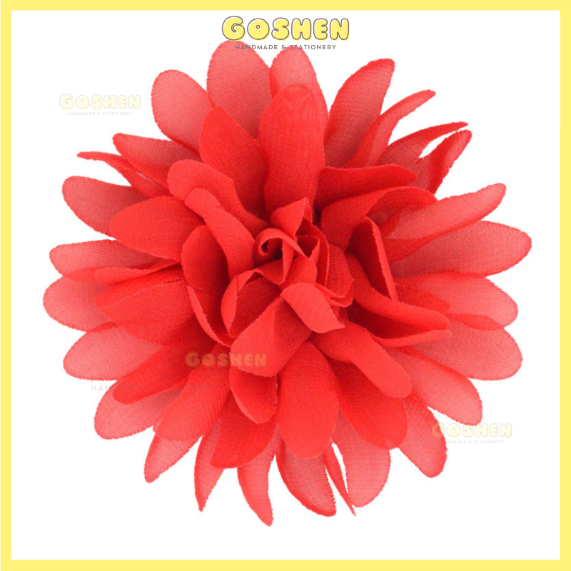 Hoa Thược Dược Bằng Vải Dùng Trang Trí, Decor, Làm Giỏ Quà, Tháp Bánh Nước